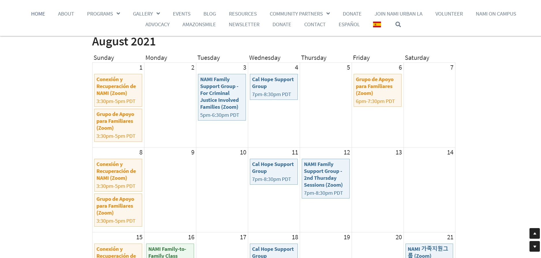 NAMI Urban LA Strikingly Site NAMI Urban LA Strikingly Site